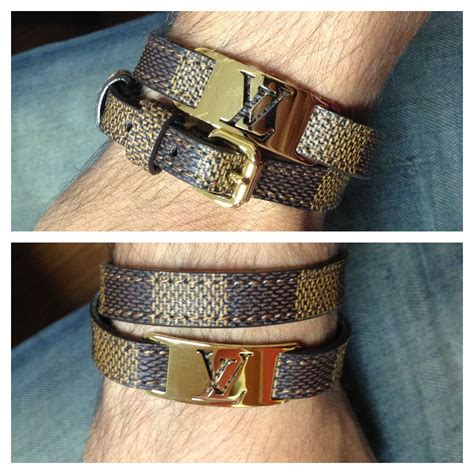 lv bracelet homme|Louis Vuitton men's gold bracelet.